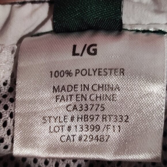 Roots swim trunk maroon grey black plaid men's size L - Picture 6 of 8